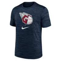 Men's Nike Navy Cleveland Guardians Logo Velocity Performance T-Shirt