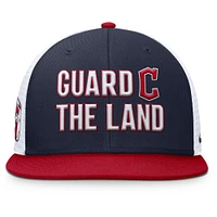 Men's Nike  Navy Cleveland Guardians Pro Trucker Snapback Hat