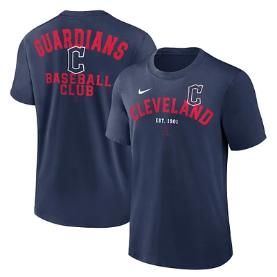 T-shirt Nike bleu marine Cleveland Guardians Statement pour homme