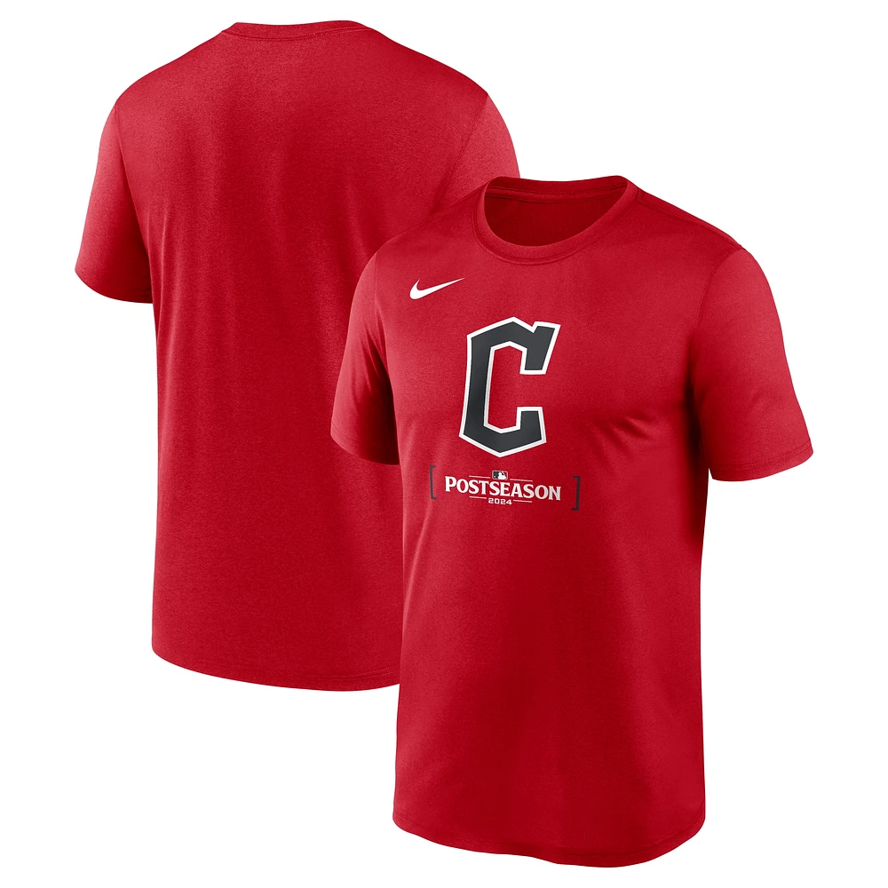 T-shirt Nike rouge Cleveland Guardians 2024 MLB Authentic Collection Legend pour homme