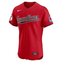 Men's Nike  Red Cleveland Guardians Alternate Elite Jersey