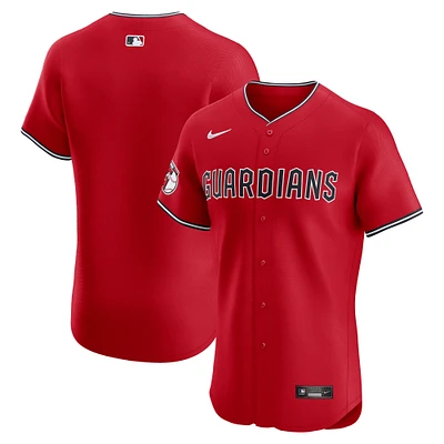 Maillot Nike rouge Alternate Elite des Cleveland Guardians pour homme