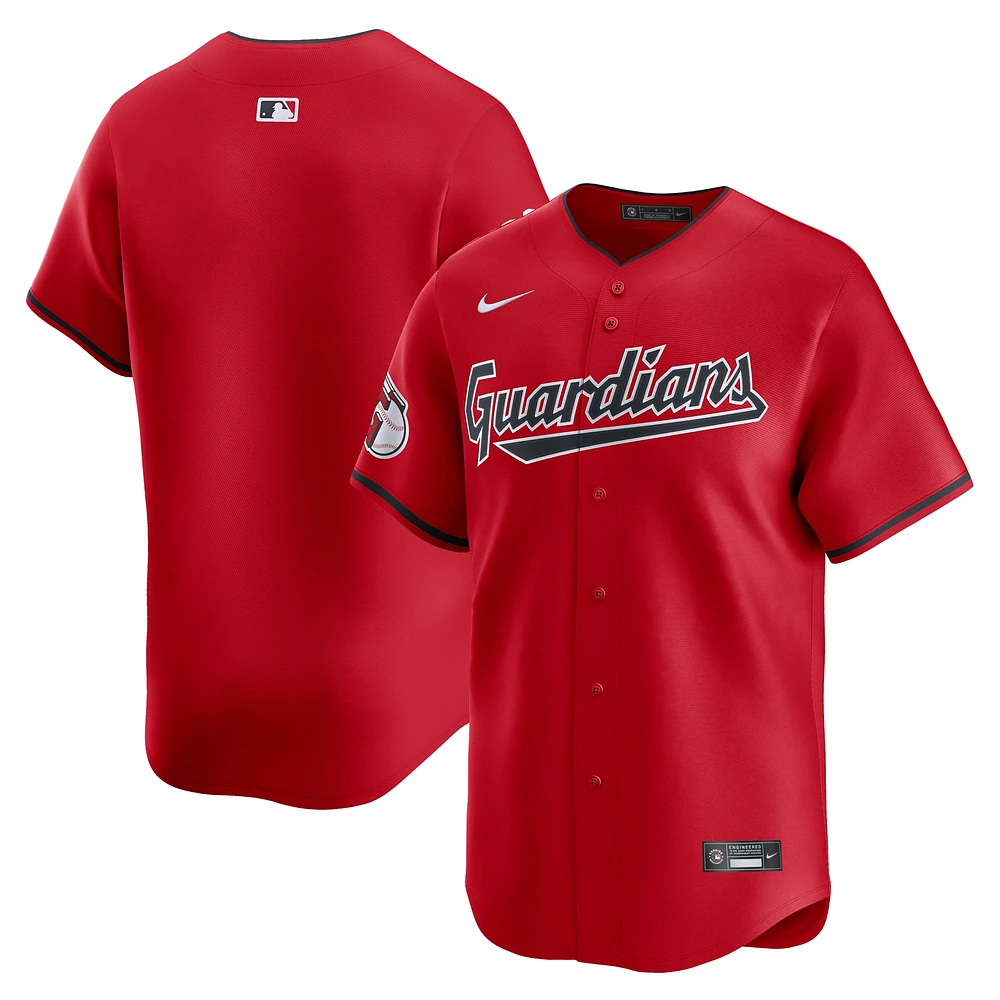 Men's Nike  Red Cleveland Guardians Alternate Limited Jersey