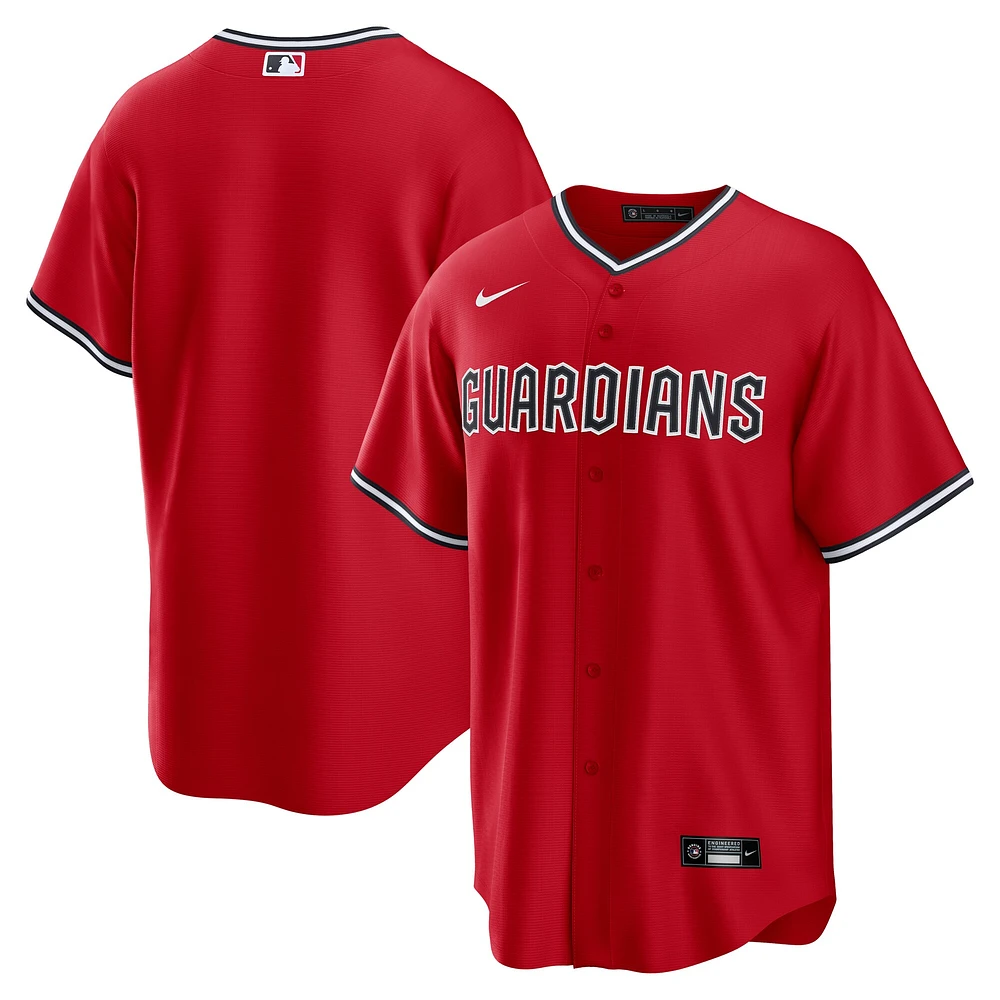 Men's Nike  Red Cleveland Guardians Alternate Replica 2.0 Jersey