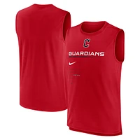 Débardeur Nike Cleveland Guardians Exceed Performance pour homme rouge