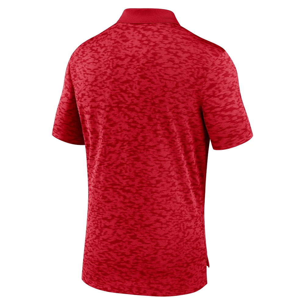 Polo Nike Cleveland Guardians Next Level Performance rouge pour homme