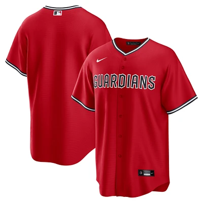 Men's Nike  Red Cleveland Guardians Replica 2.0 Alternate Jersey