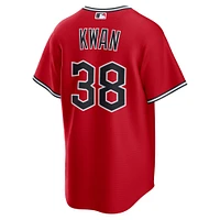 Men's Nike Steven Kwan Red Cleveland Guardians Alternate Replica 2.0 Player Jersey