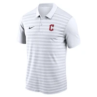 Men's Nike White Cleveland Guardians Authentic Collection Victory Performance Polo
