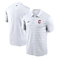 Men's Nike White Cleveland Guardians Authentic Collection Victory Performance Polo