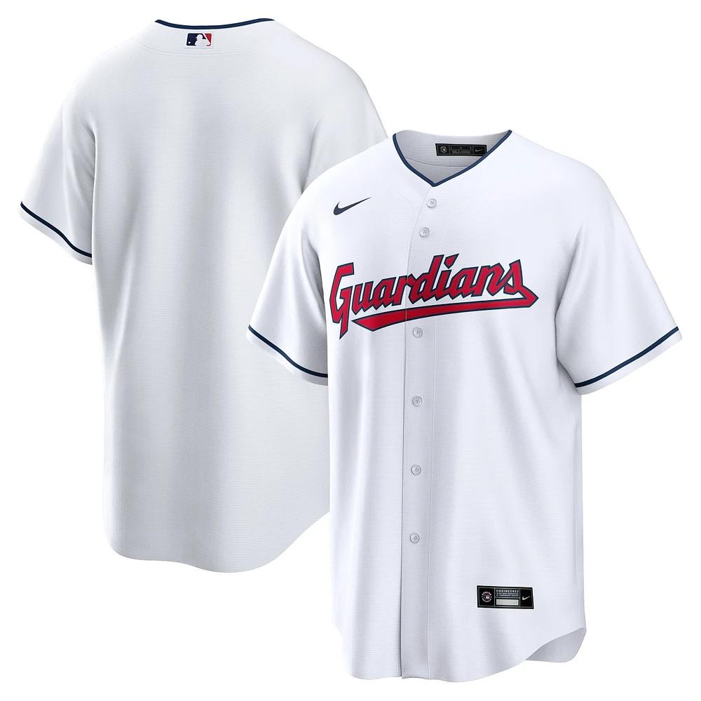 Maillot d'équipe Nike Cleveland Guardians Replica pour homme - Blanc