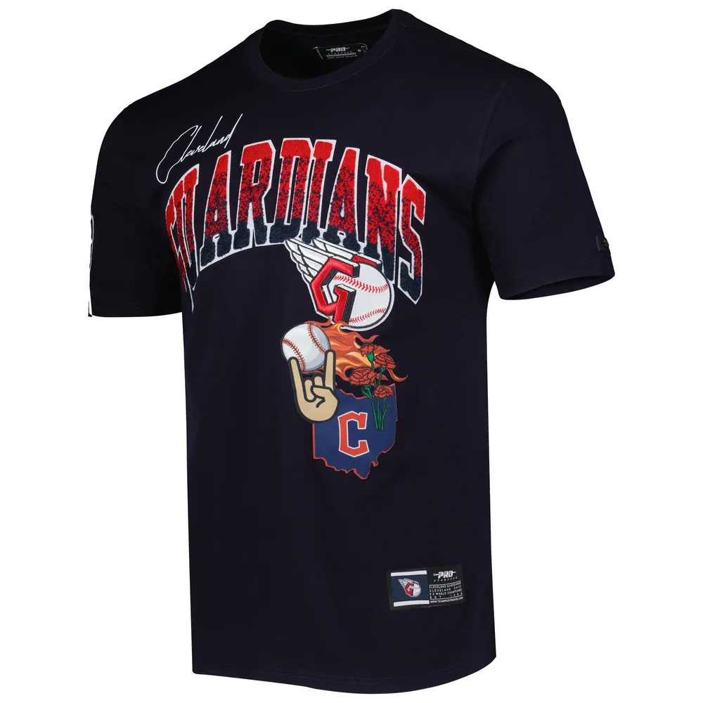 T-shirt Pro Standard pour homme bleu marine Cleveland Guardians Hometown