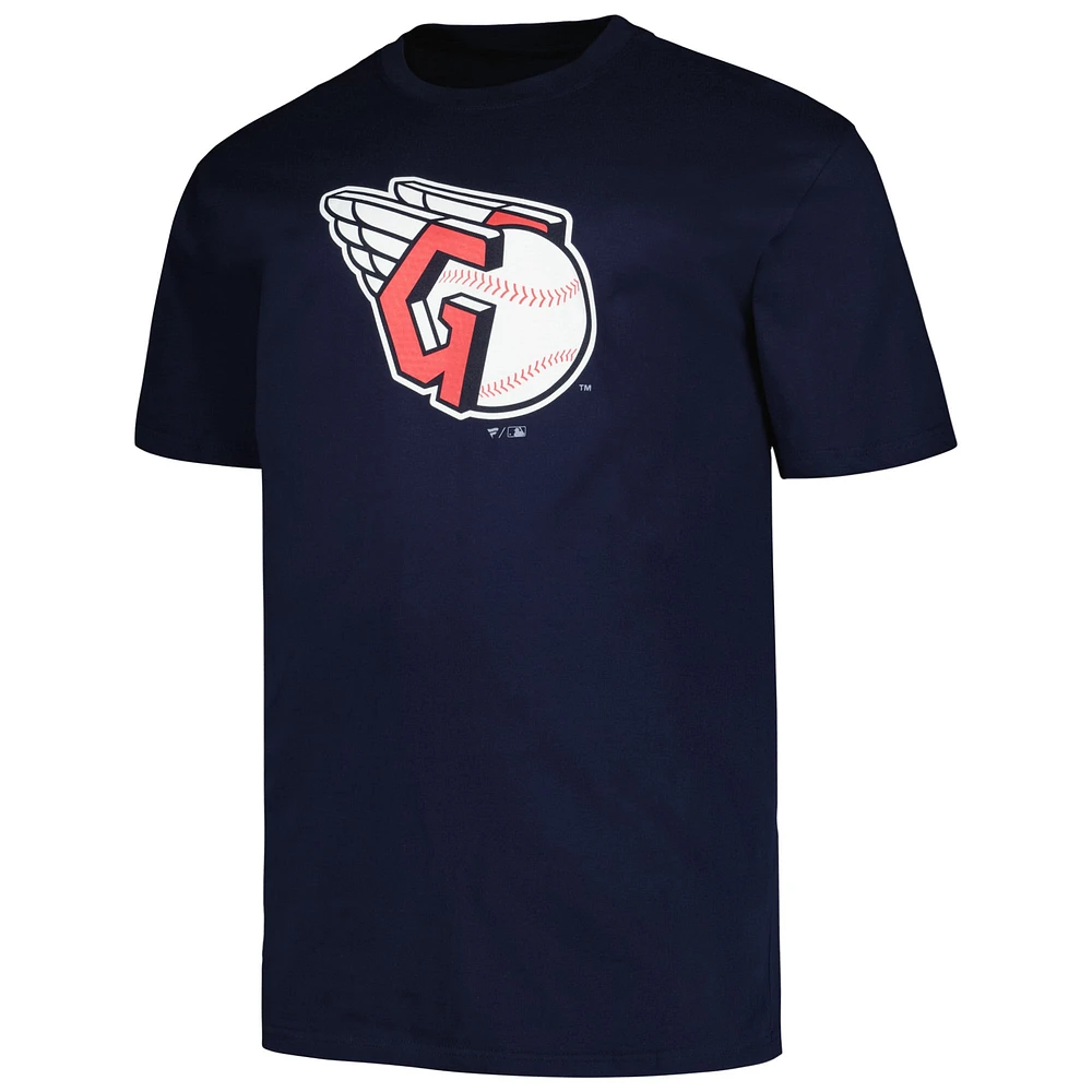 Men's Profile Navy Cleveland Guardians Big & Tall #1 Dad T-Shirt