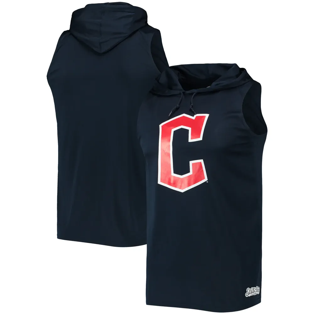 Lids Cleveland Guardians Stitches Sleeveless Pullover Hoodie