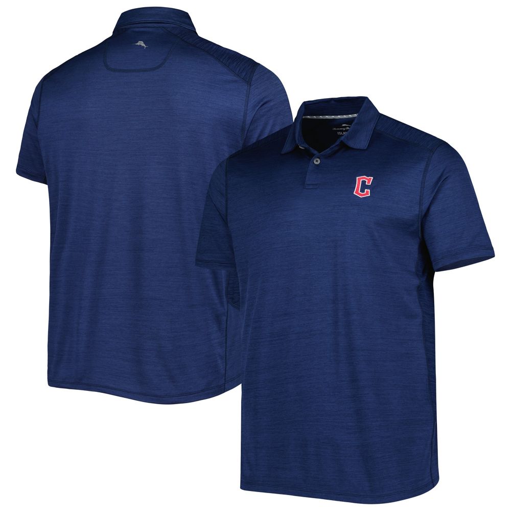 Men's Tommy Bahama Navy Cleveland Guardians Delray IslandZone Polo