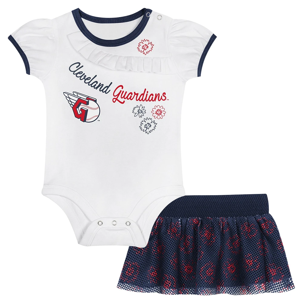 Ensemble body et jupe Sweet Cleveland Guardians pour nouveau-nés nourrissons