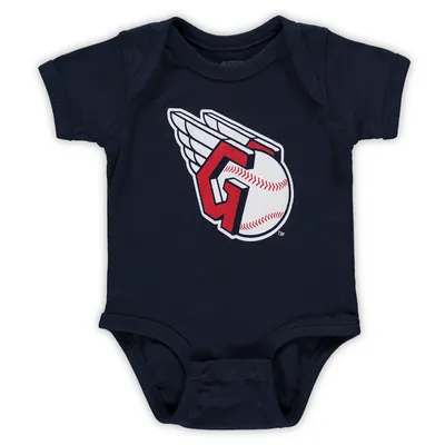 Cleveland Guardians Newborn Primary Logo Bodysuit - Navy