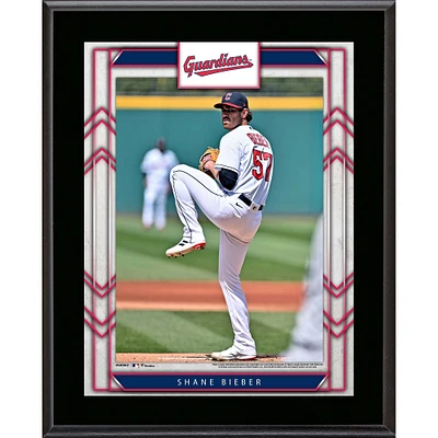 Shane Bieber Cleveland Guardians Framed 10.5" x 13" Sublimated Player Plaque