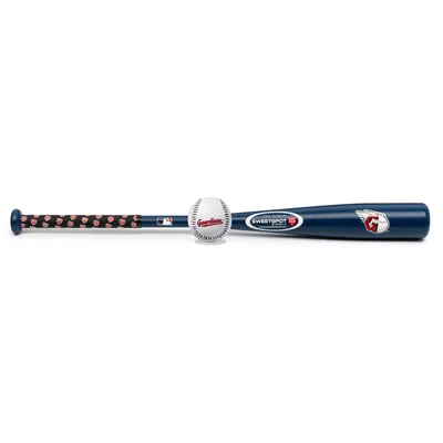 Cleveland Guardians SweetSpot Baseball Senior 32 Bat and Spaceball Combo