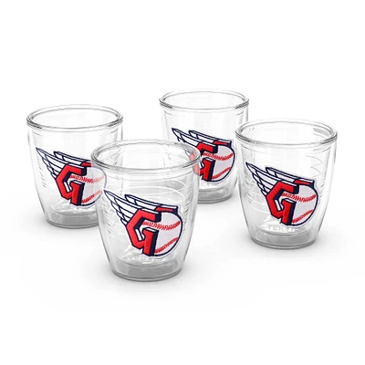 Tervis Cleveland Guardians Pack de quatre 12oz. Ensemble de gobelets emblème