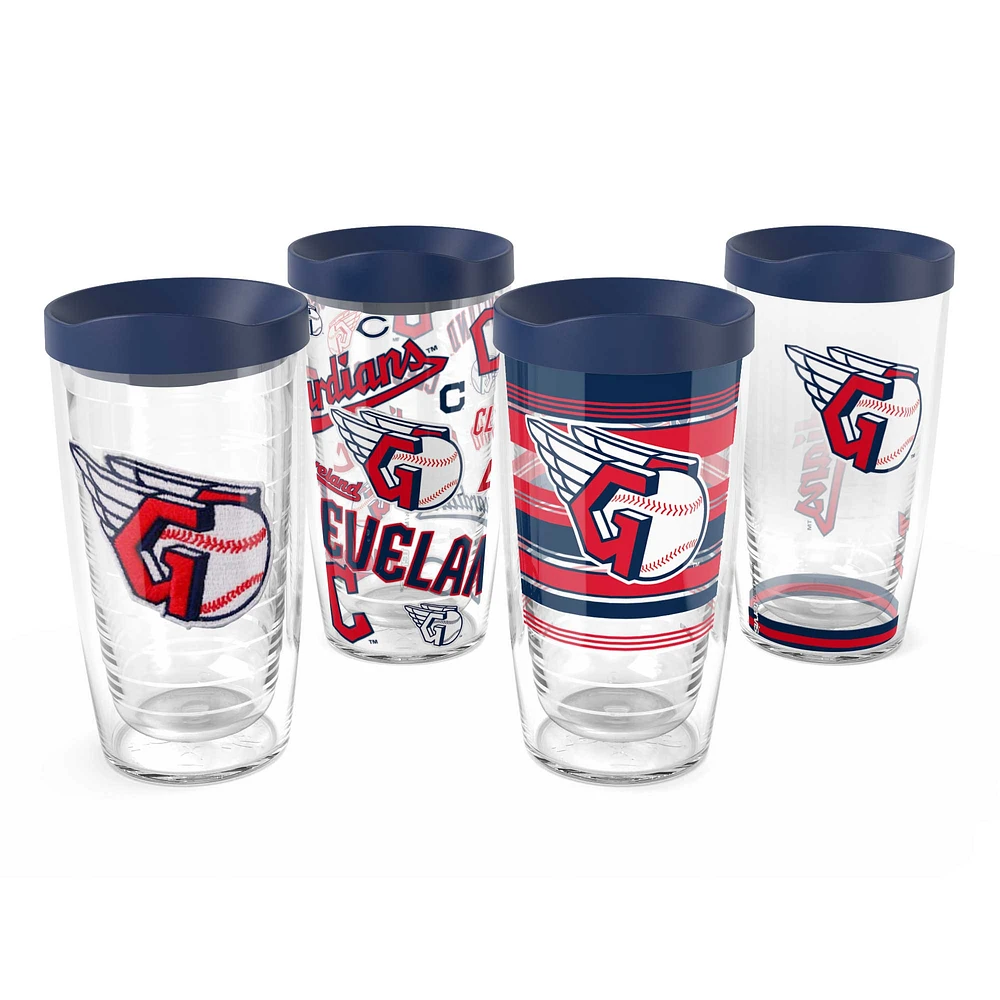 Tervis Cleveland Guardians Four-Pack 16oz. Classic Tumbler Set