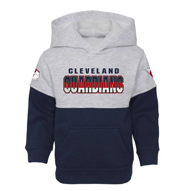 Ensemble de jeu deux pièces Cleveland Guardians bleu marine/gris chiné pour tout-petit