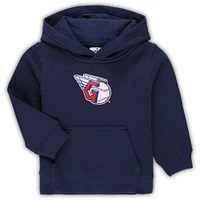 Sweat à capuche en molleton avec logo principal de l'équipe Cleveland Guardians pour tout-petit, bleu marine