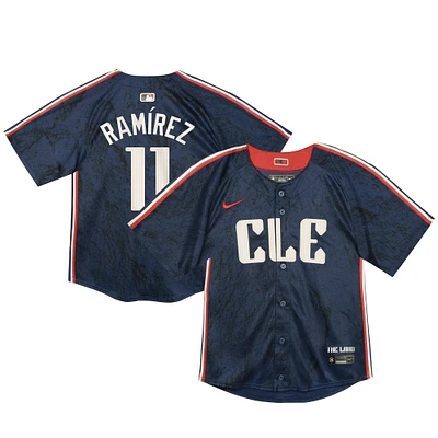 Maillot Nike Jose Ramirez Cleveland Guardians 2024 City Connect Limited pour tout-petit, bleu marine