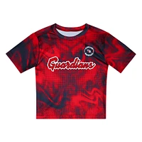Toddler Red/Navy Cleveland Guardians Pinch Hitter Infielder T-Shirt & Shorts Set