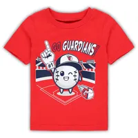 Toddler Red Cleveland Guardians Ball Boy T-Shirt