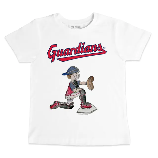 Toddler Tiny Turnip White Chicago Cubs Caleb The Catcher T-Shirt Size: 2T