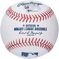 Travis Bazzana Cleveland Guardians Autographed Baseball with "2024 1st Overall Pick" Inscription