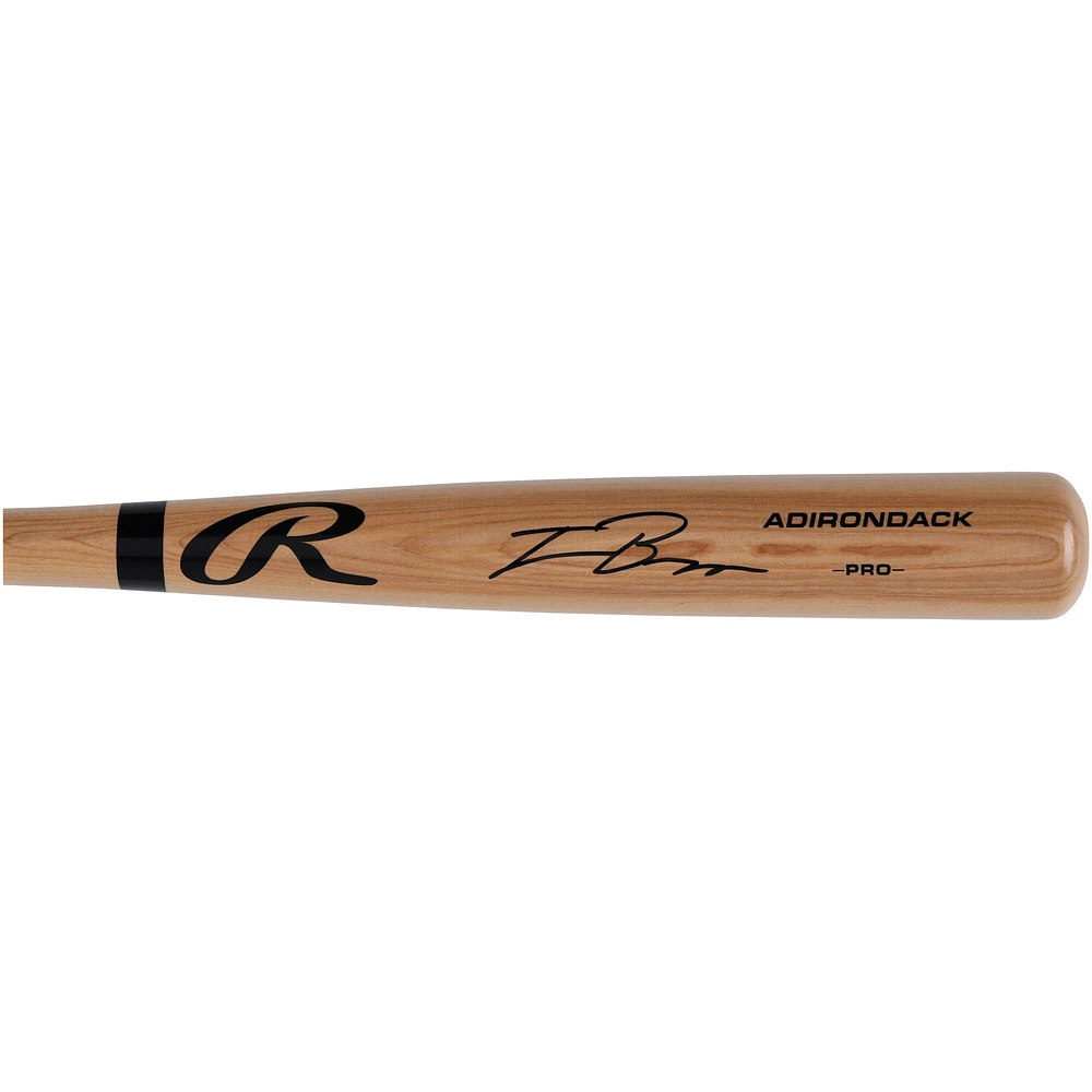 Travis Bazzana Cleveland Guardians Autographed Rawlings Pro Bat 
