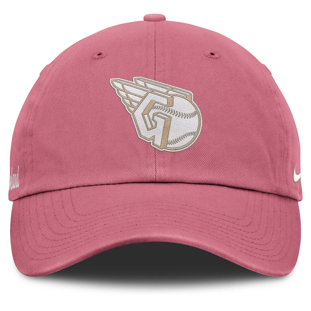 Unisex Nike Pink Cleveland Guardians Club Adjustable Hat