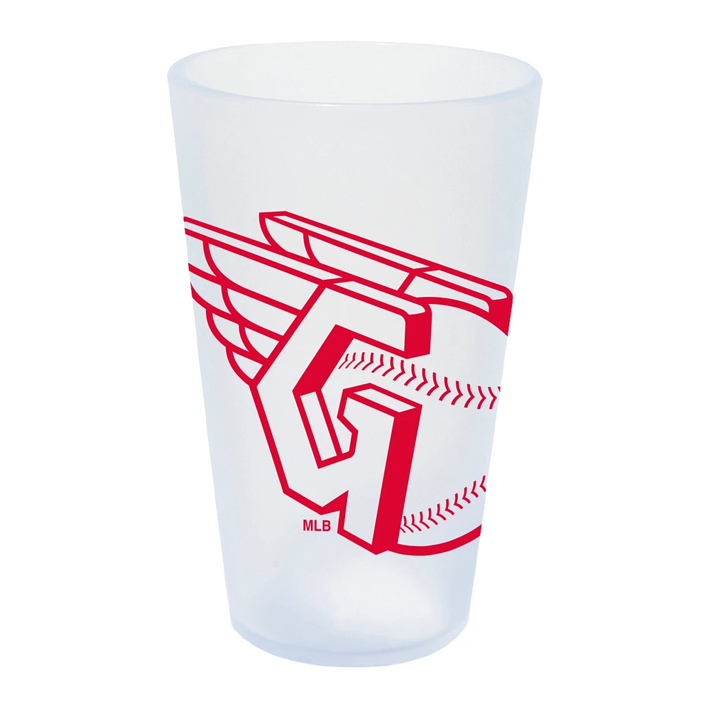 WinCraft Cleveland Guardians 16oz. Icicle Silicone Pint Glass