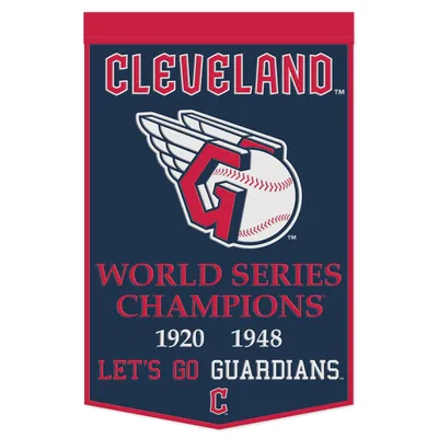 WinCraft Cleveland Guardians 24" x 38" Championship Banner