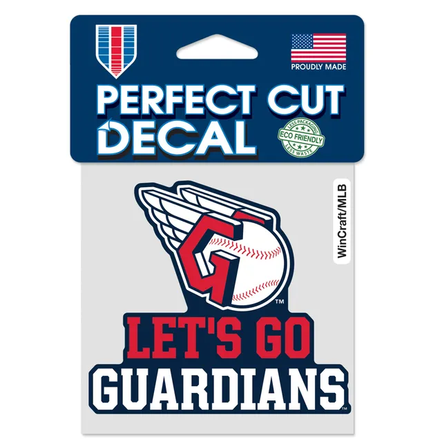 Wincraft Cleveland Guardians Wordmark 8'' x 8'' Perfect Cut Decal
