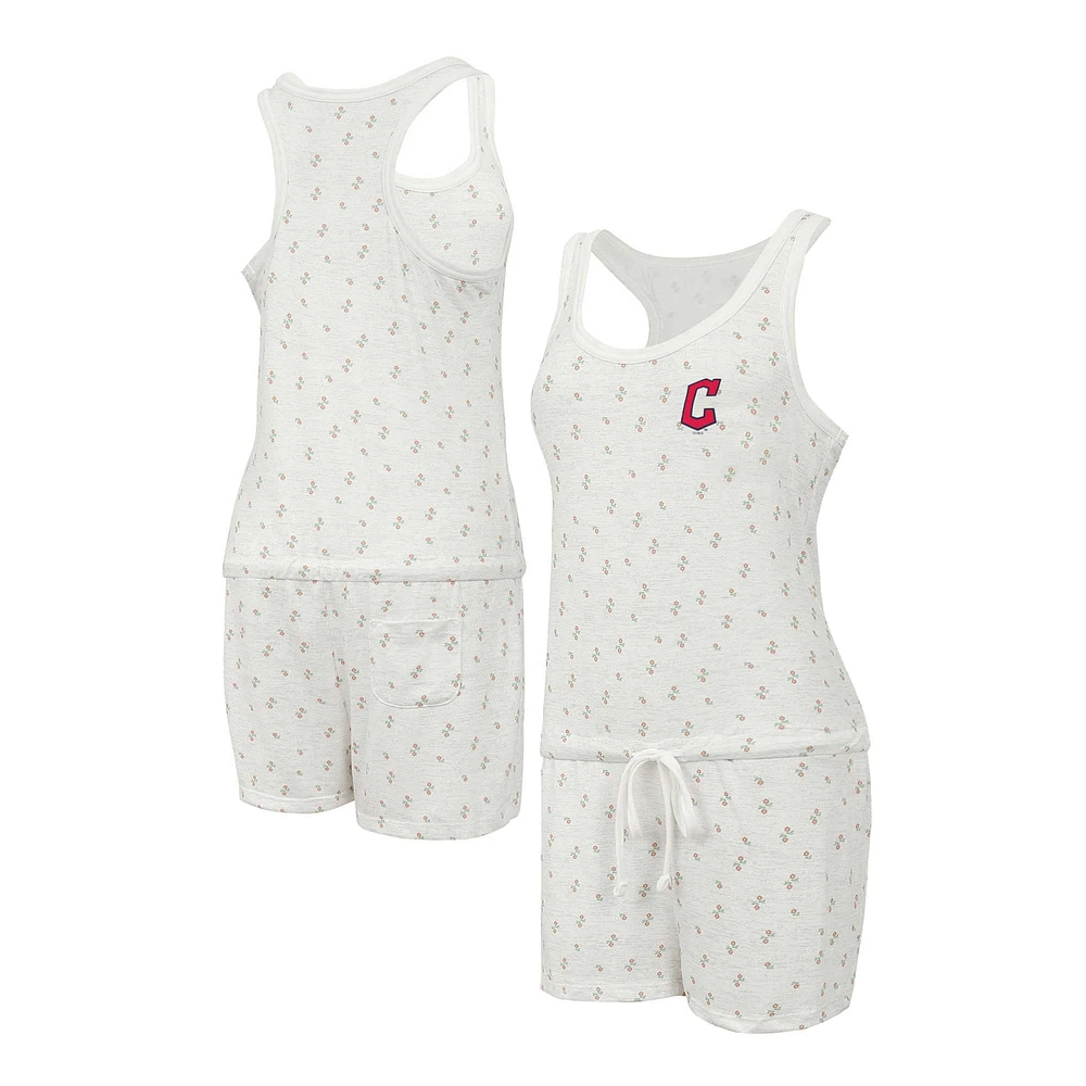 Women's Concepts Sport Cream Cleveland Guardians Gardner Hacci Knit Romper