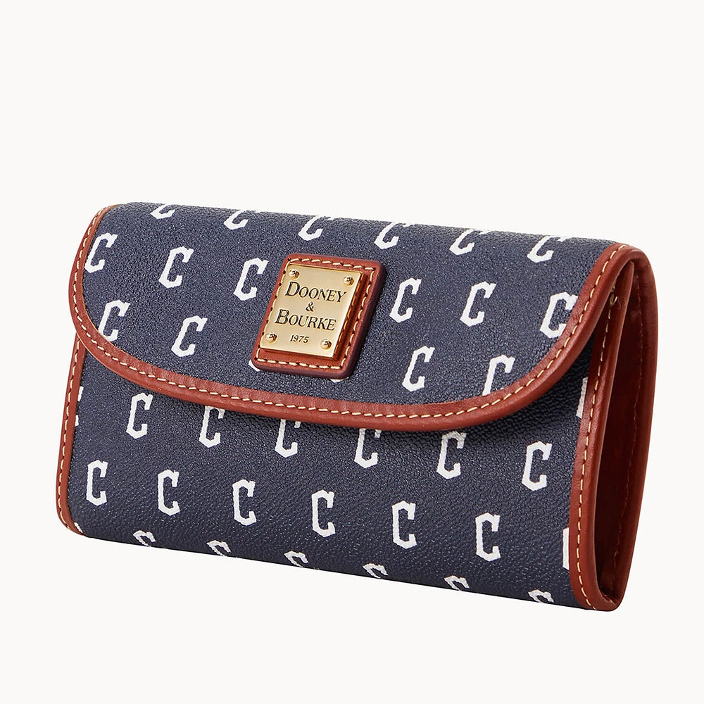 Women's Dooney & Bourke Cleveland Guardians Team Color Continental Clutch