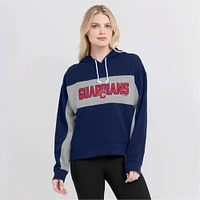 Women's Fanatics Navy Cleveland Guardians Filled Stat Sheet Pullover Hoodie