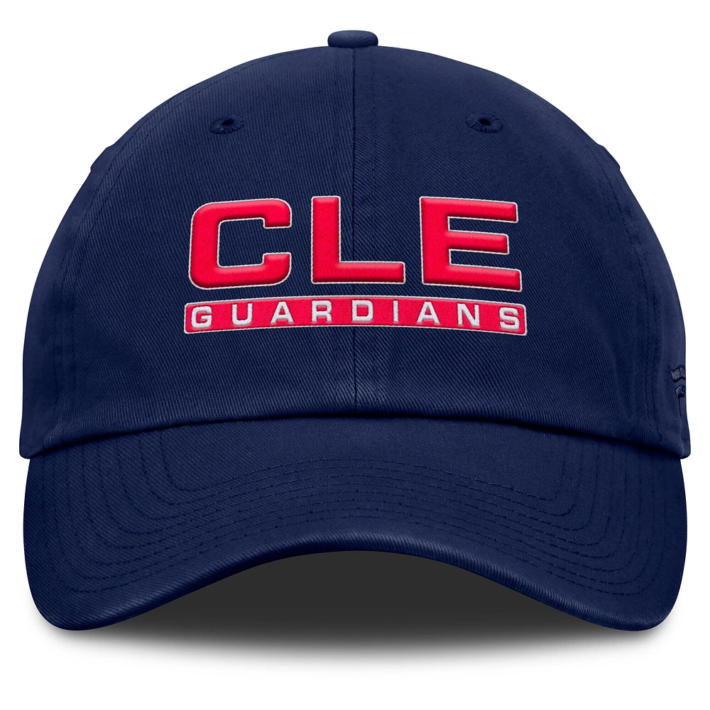 Women's Fanatics Navy Cleveland Guardians Fly Out Adjustable Hat