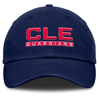 Women's Fanatics Navy Cleveland Guardians Fly Out Adjustable Hat