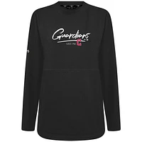 Sweat-shirt à capuche noir Accolade Beaudry Express pour femme des Cleveland Guardians