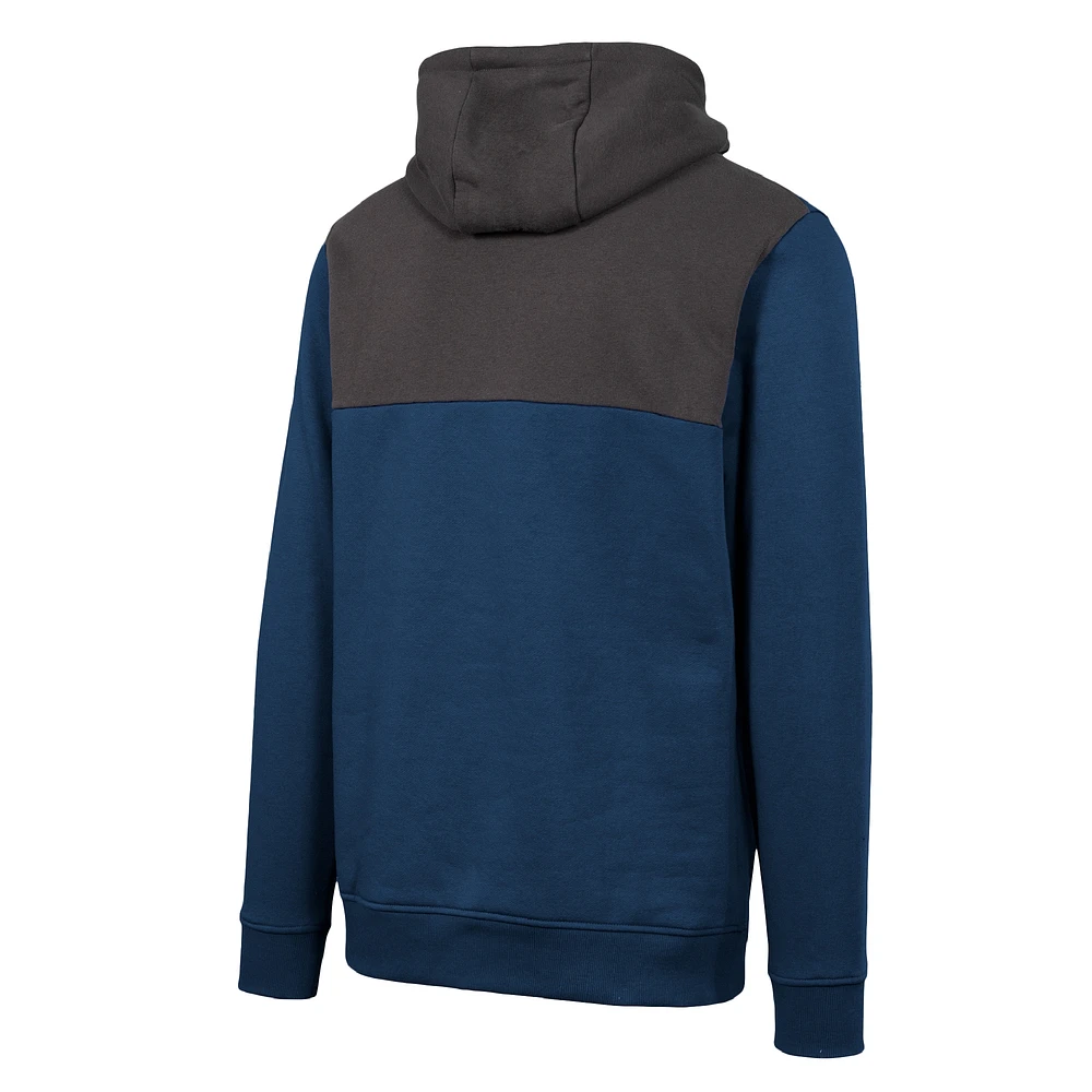 Women's Levelwear Navy Cleveland Guardians Cooperstown Collection Chicane Core Logo Quarter-Zip Pullover Hoodie