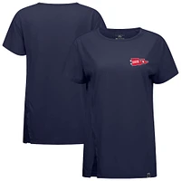 Women's Levelwear Navy Cleveland Guardians Influx Rafters T-Shirt