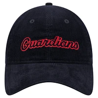 Women's New Era Navy Cleveland Guardians Corduroy 9TWENTY Adjustable Hat
