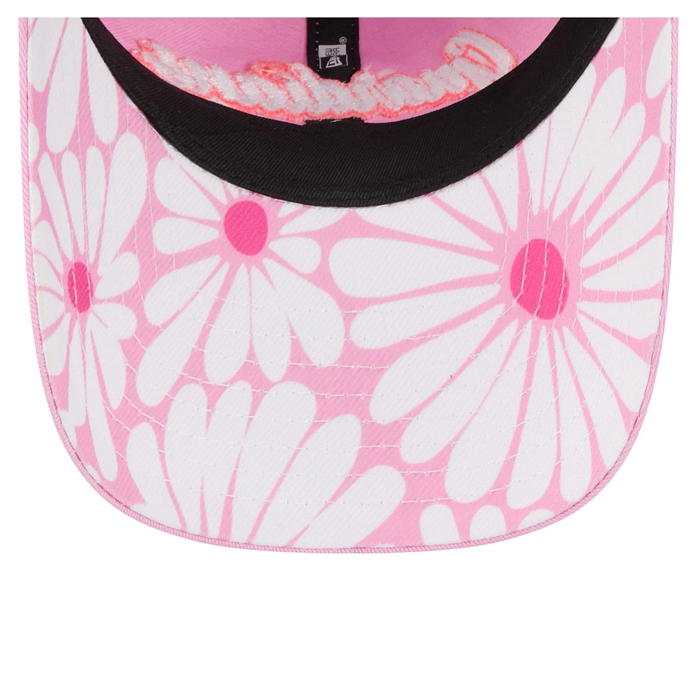 Women's New Era Pink Cleveland Guardians Mother's Day 9TWENTY Adjustable Hat
