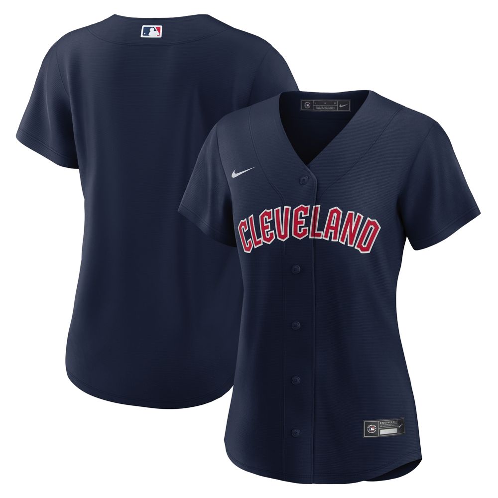 Women's Nike Navy Cleveland Guardians Alternate Official Replica Jersey