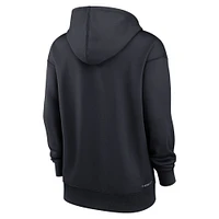 Women's Nike Navy Cleveland Guardians Authentic Collection Performance Pullover Hoodie