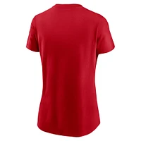 Women's Nike  Red Cleveland Guardians Fuse Wordmark T-Shirt